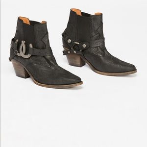 NWB: Free People Lady Luck Boots Black Sz 9